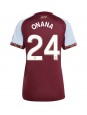 Billige Aston Villa Amadou Onana #24 Hjemmedrakt Dame 2025-26 Kortermet